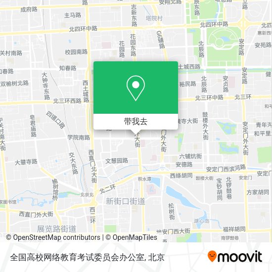 全国高校网络教育考试委员会办公室地图