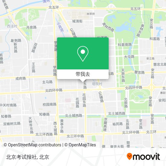 北京考试报社地图