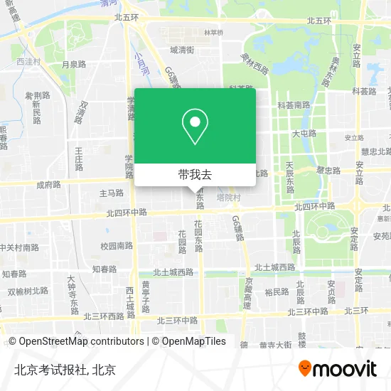 北京考试报社地图