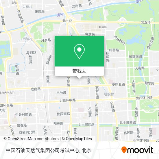中国石油天然气集团公司考试中心地图