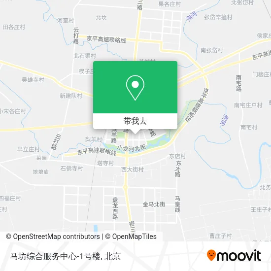 马坊综合服务中心-1号楼地图