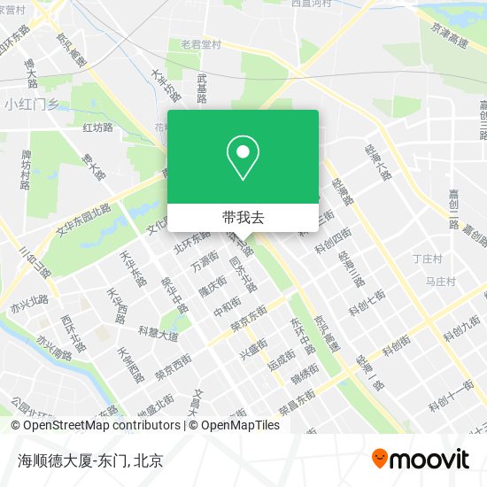 海顺德大厦-东门地图