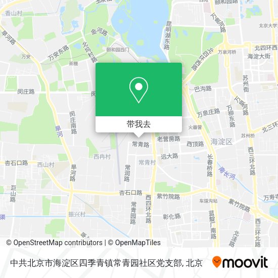 中共北京市海淀区四季青镇常青园社区党支部地图