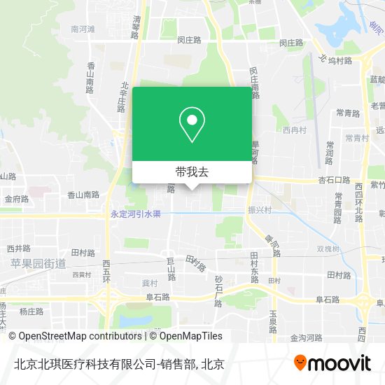 北京北琪医疗科技有限公司-销售部地图