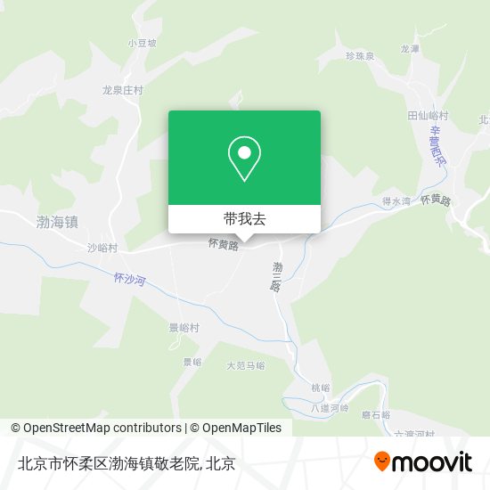 北京市怀柔区渤海镇敬老院地图