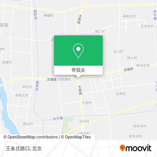 王各庄路口地图