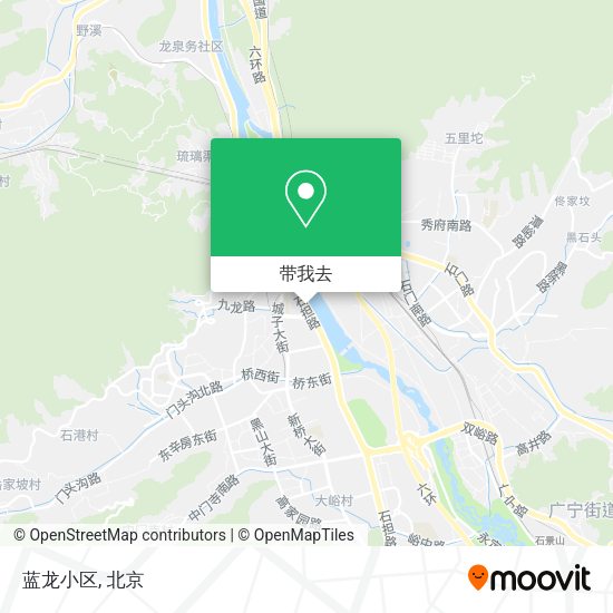 蓝龙小区地图