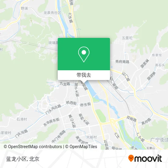 蓝龙小区地图