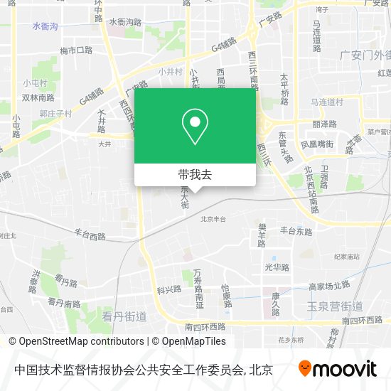 中国技术监督情报协会公共安全工作委员会地图