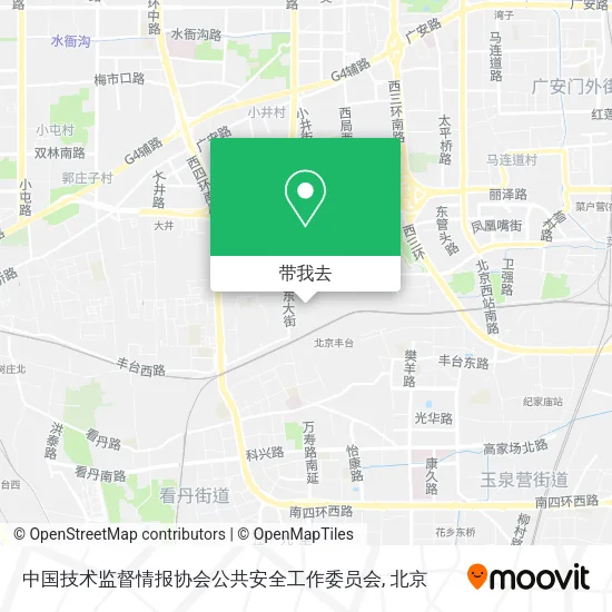 中国技术监督情报协会公共安全工作委员会地图