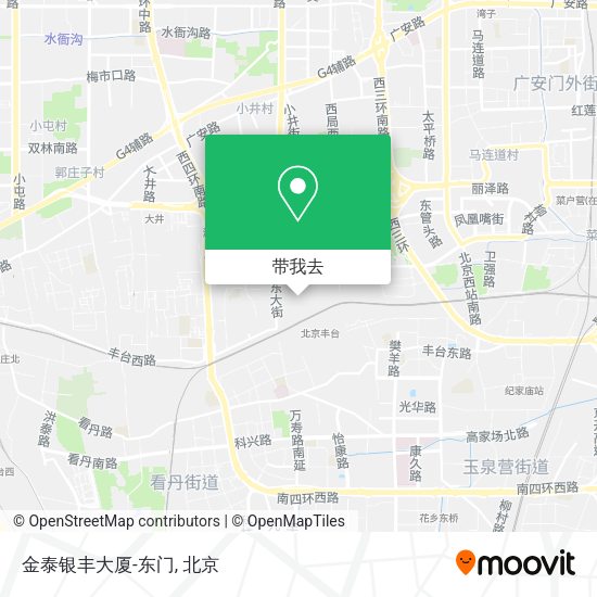 金泰银丰大厦-东门地图