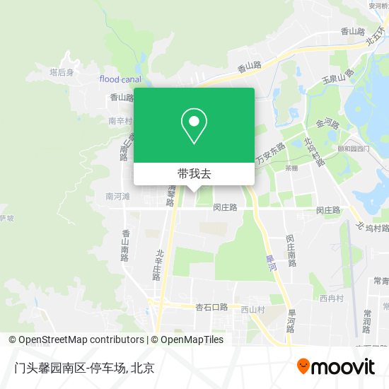 门头馨园南区-停车场地图