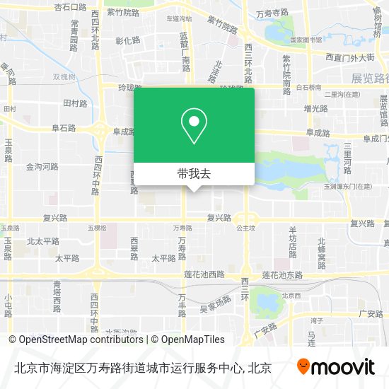 北京市海淀区万寿路街道城市运行服务中心地图