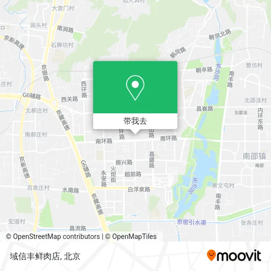 域信丰鲜肉店地图