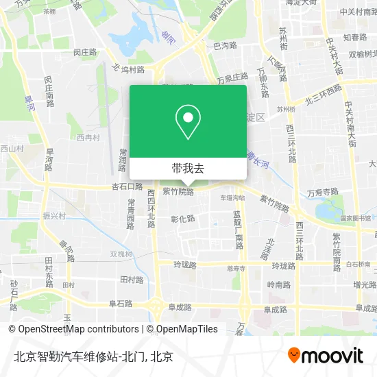 北京智勤汽车维修站-北门地图
