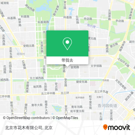 北京市花木有限公司地图