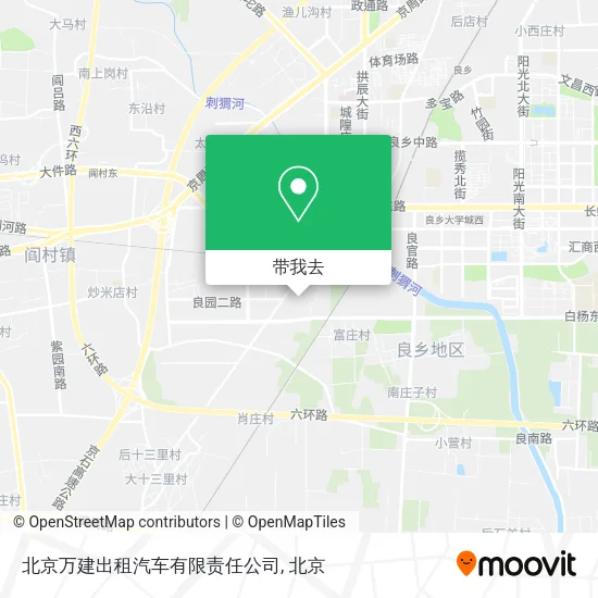 北京万建出租汽车有限责任公司地图