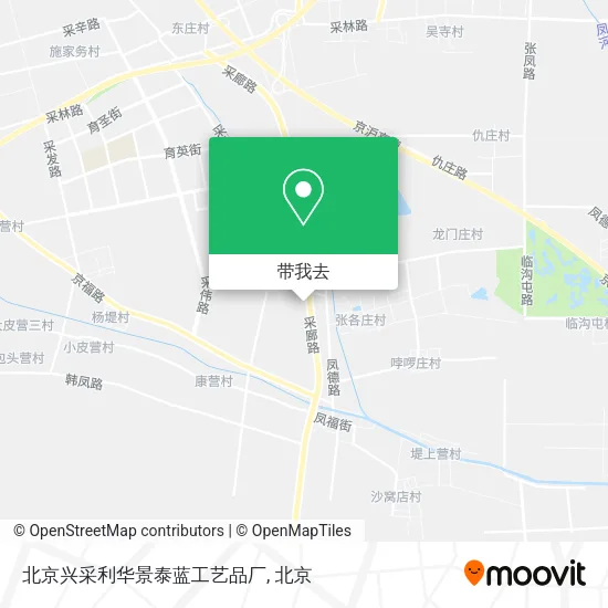 北京兴采利华景泰蓝工艺品厂地图