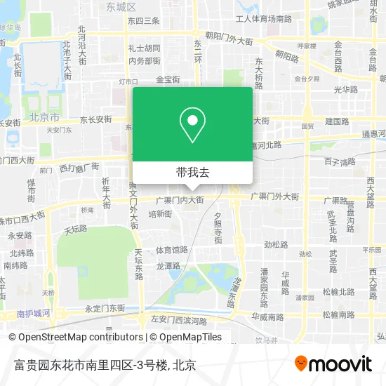 富贵园东花市南里四区-3号楼地图