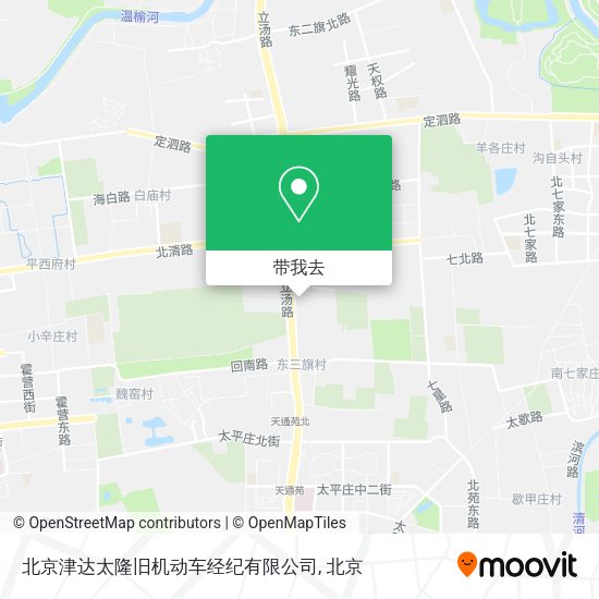 北京津达太隆旧机动车经纪有限公司地图