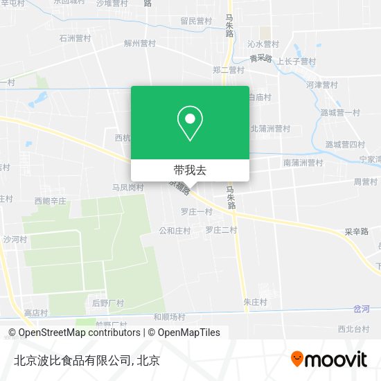 北京波比食品有限公司地图