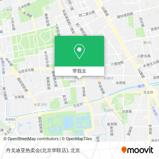 丹戈迪亚热卖会(北京华联店)地图
