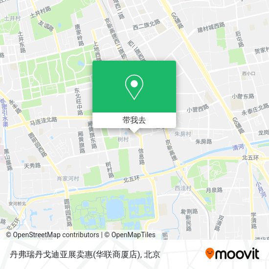 丹弗瑞丹戈迪亚展卖惠(华联商厦店)地图