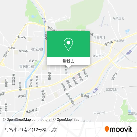 行宫小区(南区)12号楼地图