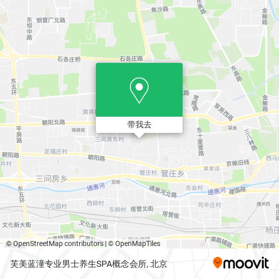 芙美蓝潼专业男士养生SPA概念会所地图