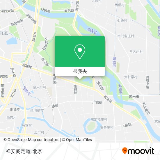 祥安阁足道地图