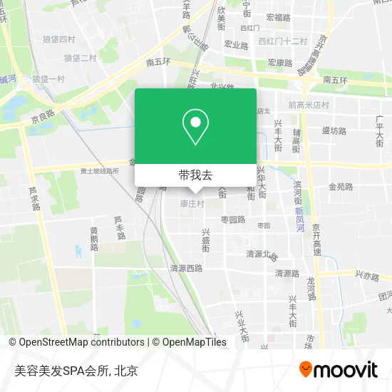 美容美发SPA会所地图