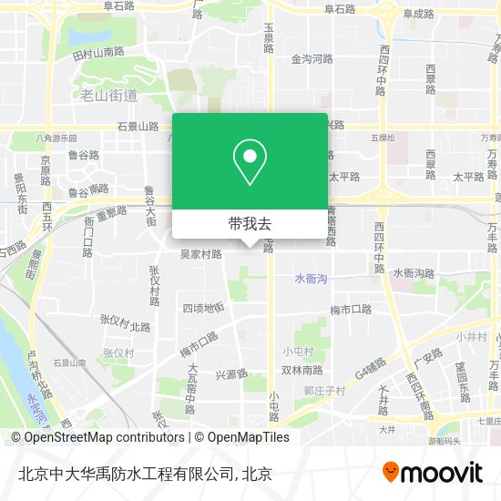 北京中大华禹防水工程有限公司地图