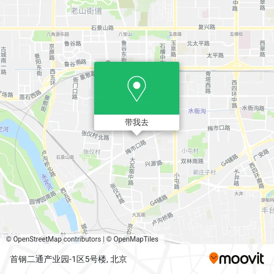 首钢二通产业园-1区5号楼地图