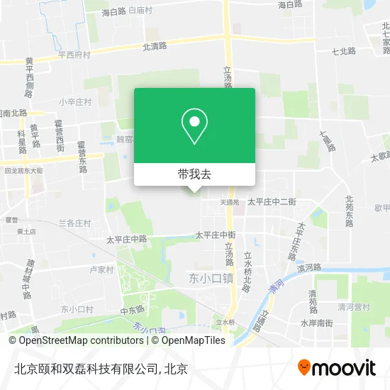 北京颐和双磊科技有限公司地图