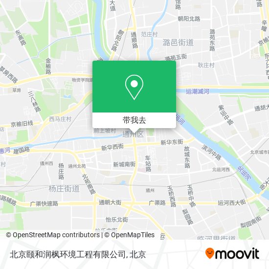北京颐和润枫环境工程有限公司地图