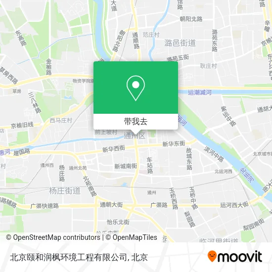 北京颐和润枫环境工程有限公司地图