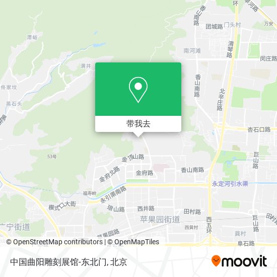 中国曲阳雕刻展馆-东北门地图