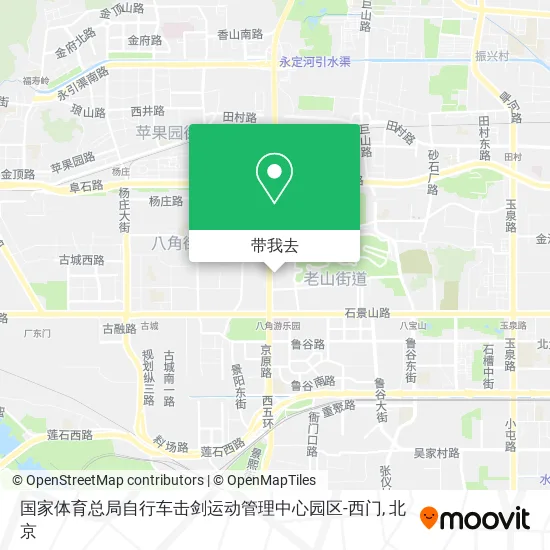 国家体育总局自行车击剑运动管理中心园区-西门地图