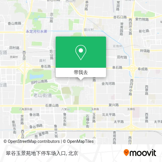 翠谷玉景苑地下停车场入口地图