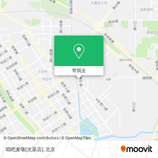 唱吧麦颂(次渠店)地图