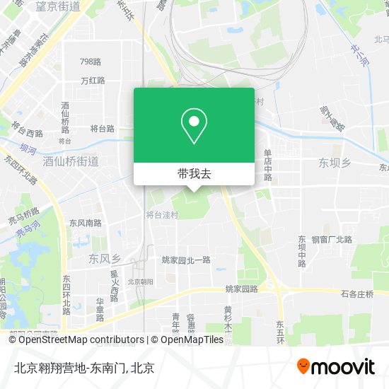北京翱翔营地-东南门地图
