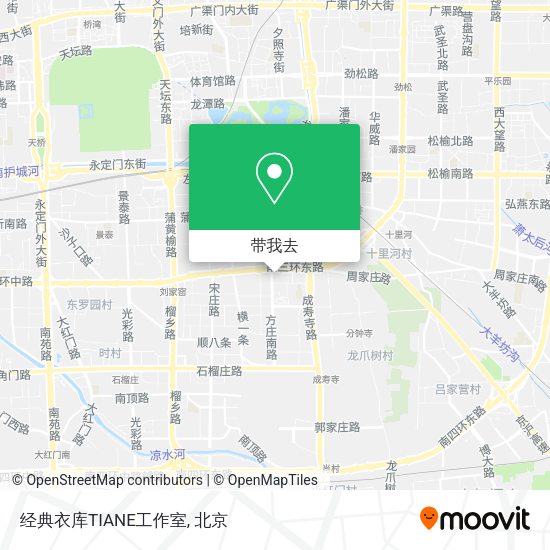 经典衣库TIANE工作室地图