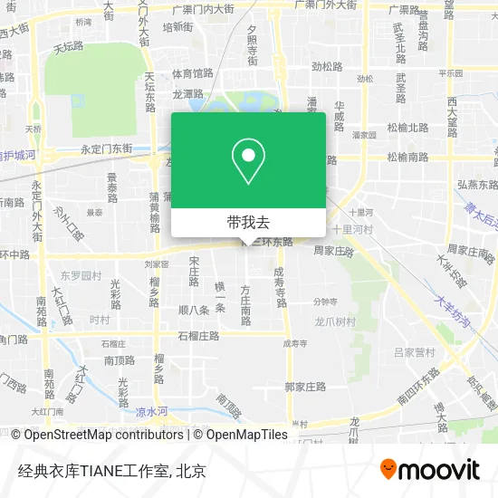 经典衣库TIANE工作室地图