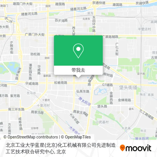 北京工业大学蓝星(北京)化工机械有限公司先进制造工艺技术联合研究中心地图