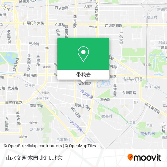 山水文园·东园-北门地图
