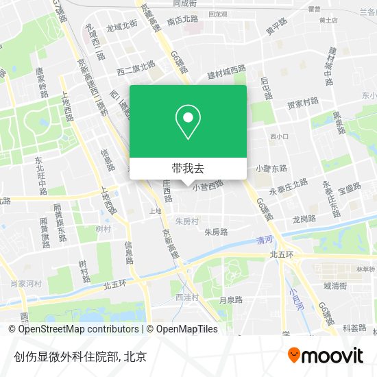 创伤显微外科住院部地图