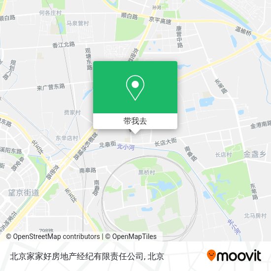 北京家家好房地产经纪有限责任公司地图