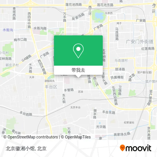北京徽湘小馆地图