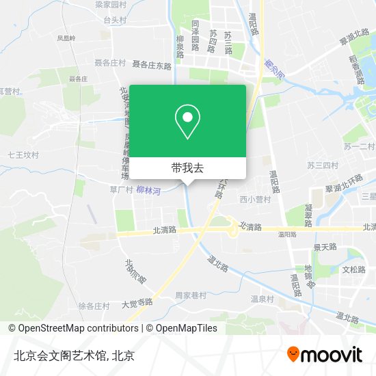北京会文阁艺术馆地图