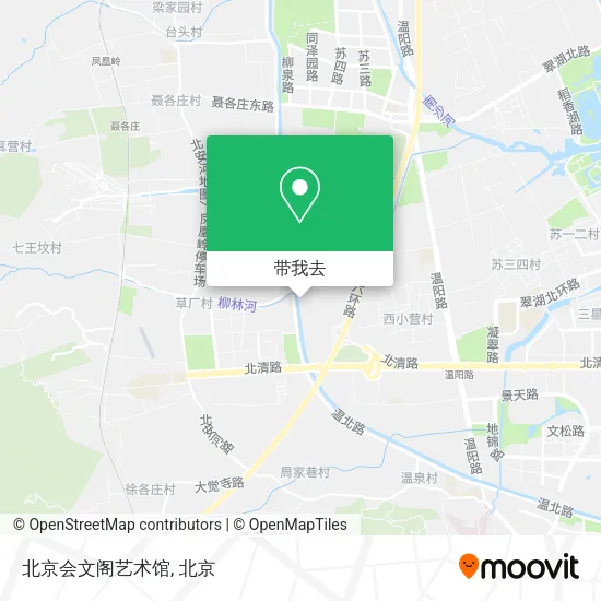 北京会文阁艺术馆地图